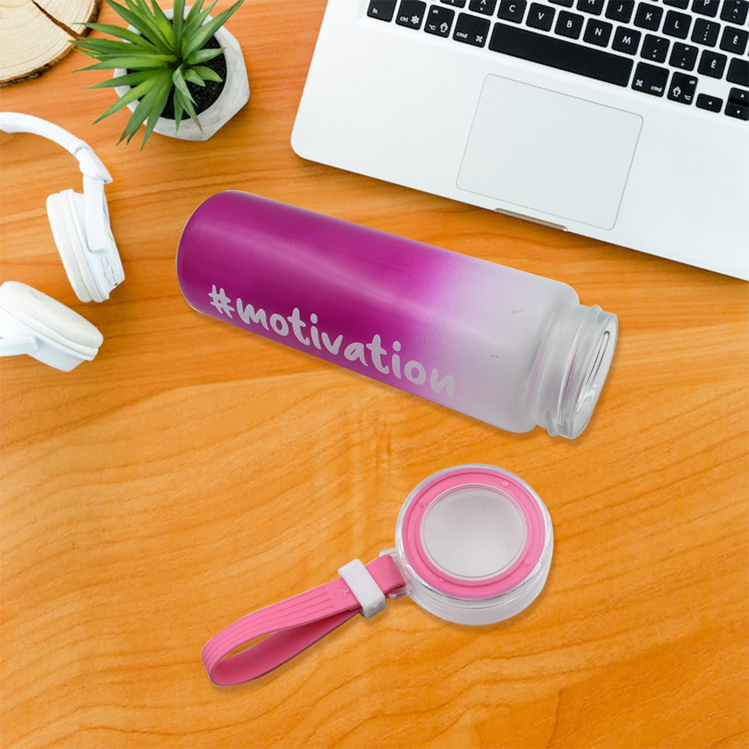 Motivational Glass Water Bottle Colorful potable Water Glass Bottle With Rubber Band, Daily Intake Hourly Water Bottle to Ensure You Drink Enough Water Throughout The Day Reusable Cycling Gym, Workout Fitness Bottle Motivational Glass Water Bottle Colorful potable Water Glass Bottle With Rubber Band, Daily Intake Hourly Water Bottle to Ensure You Drink Enough Water Throughout The Day Reusable Cycling Gym, Workout Fitness Bottle